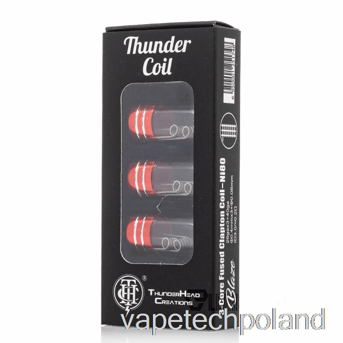 Vape Polska Thunderhead Kreacje Gotowe Cewki Thunder 3-rdzeniowe Cewki Typu Clapton